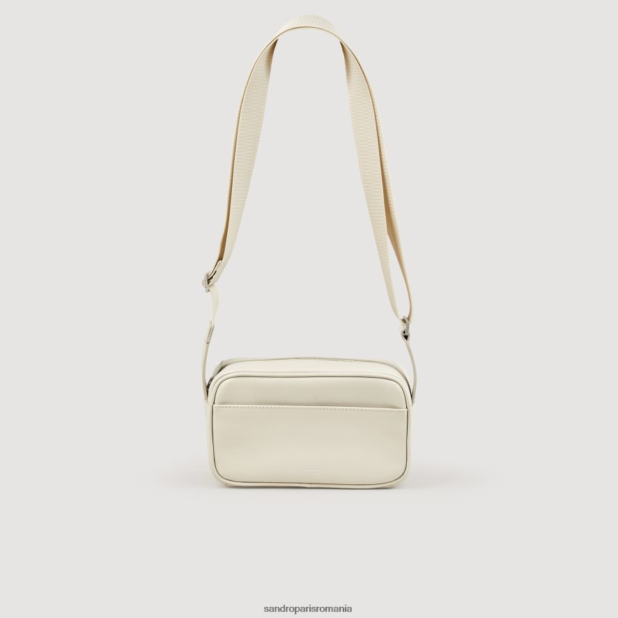 geantă mică din piele netedă bărbați o singură culoare Sandro Paris accesorii X8Z4NH850