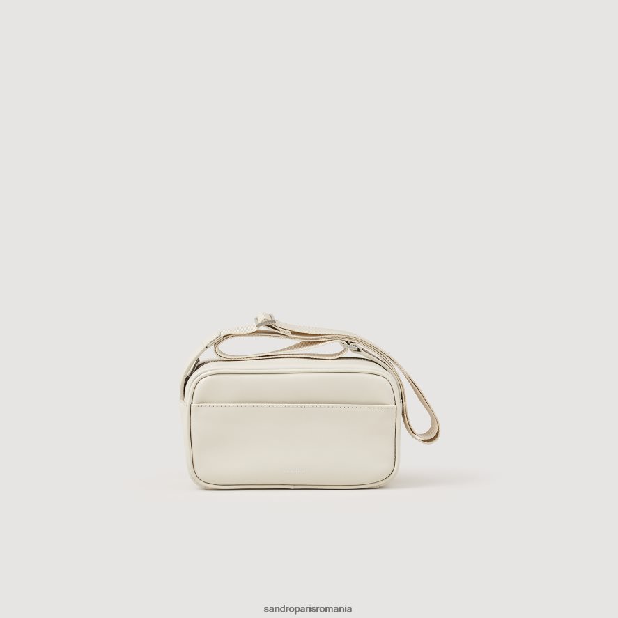 geantă mică din piele netedă bărbați o singură culoare Sandro Paris accesorii X8Z4NH850