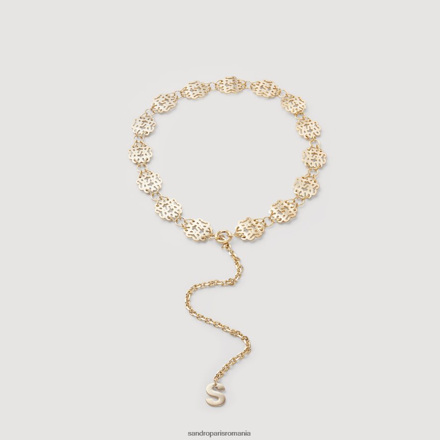 curea cu lanț femei aur Sandro Paris accesorii X8Z4NH503