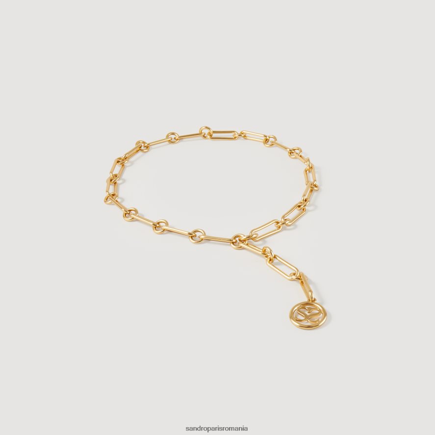 curea cu lanț reglabil femei aur Sandro Paris accesorii X8Z4NH581