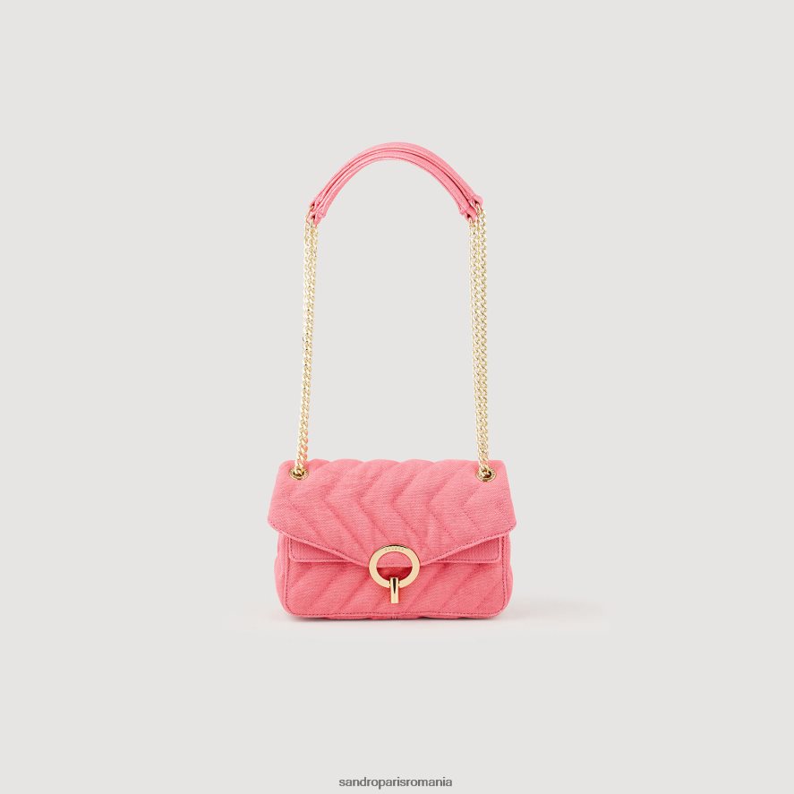 geantă yza din nailon matlasată femei fushia Sandro Paris accesorii X8Z4NH547