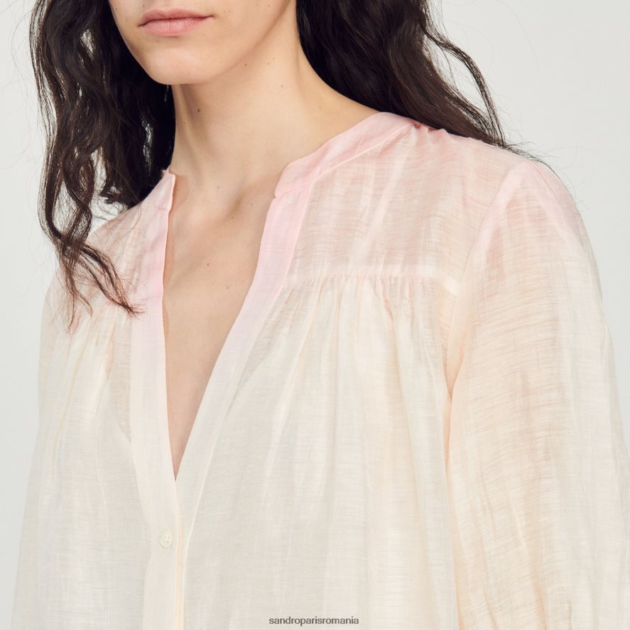 rochie tie & dye femei multicolor Sandro Paris îmbrăcăminte X8Z4NH451