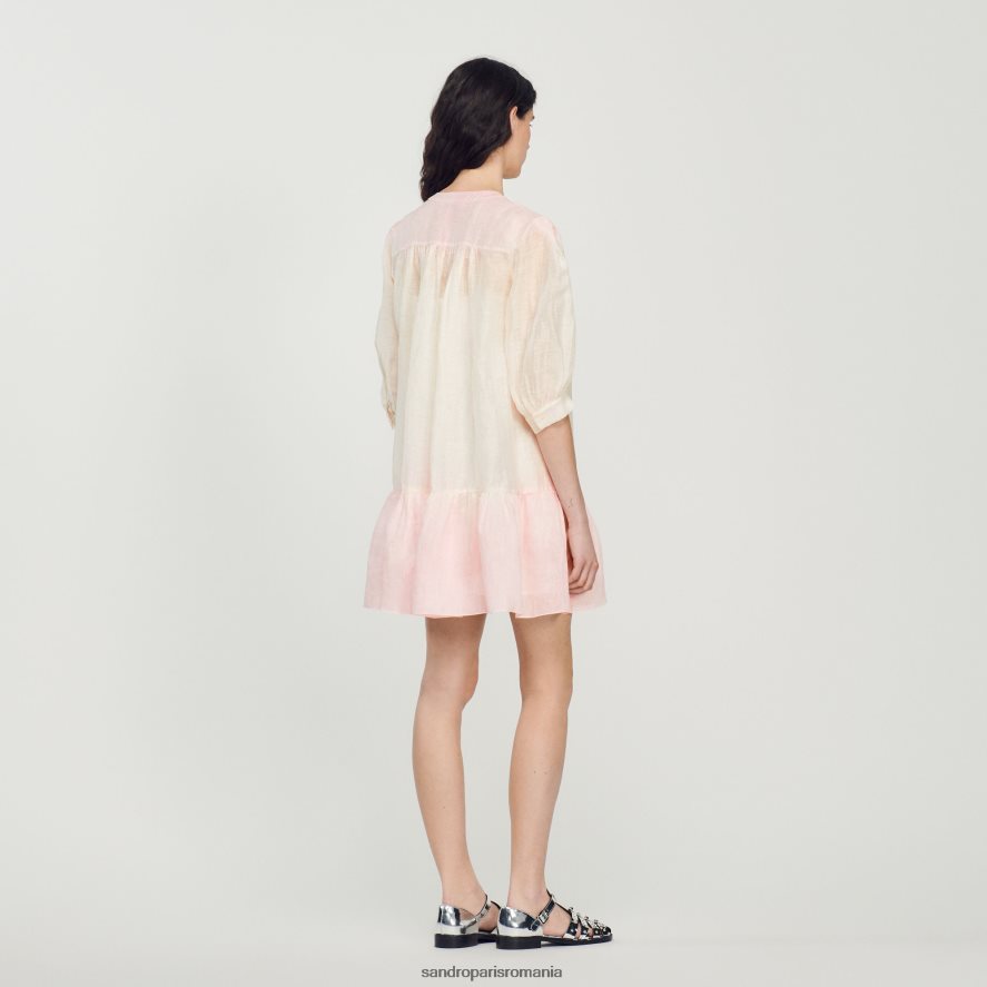 rochie tie & dye femei multicolor Sandro Paris îmbrăcăminte X8Z4NH451