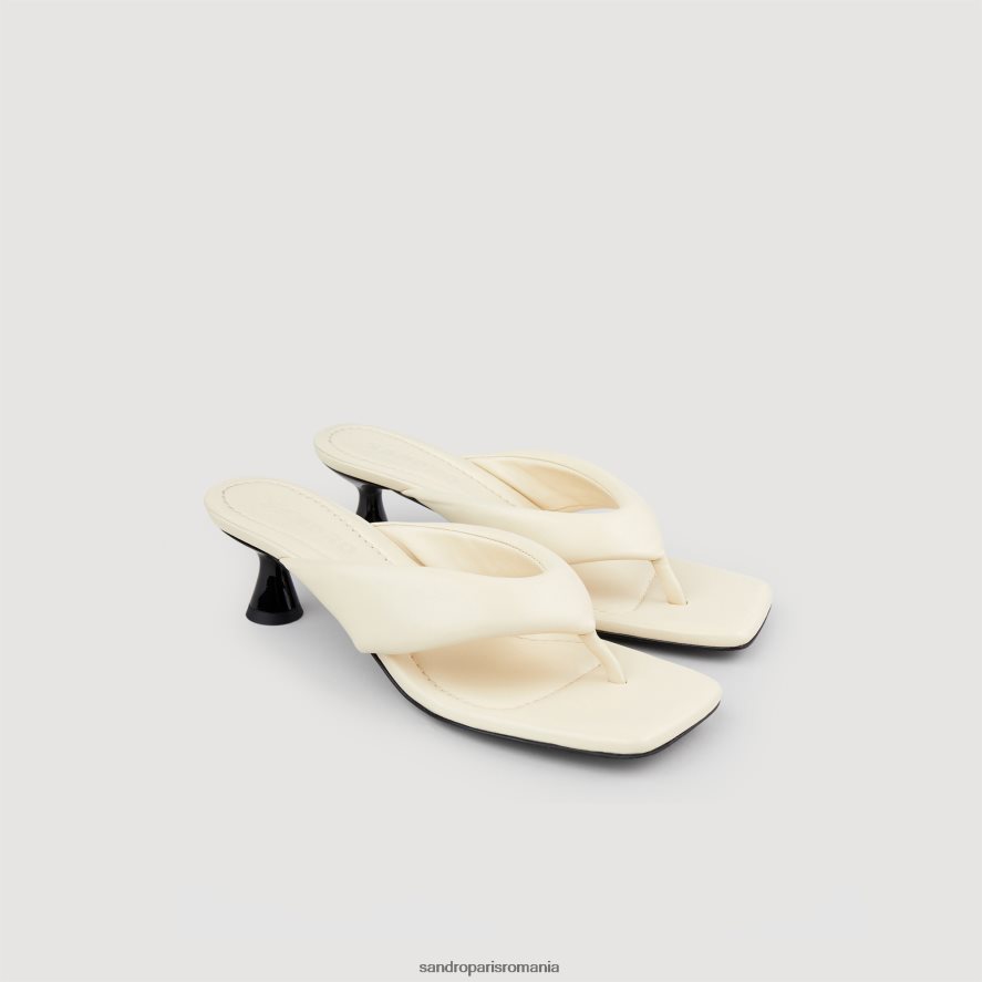 catâri de la picior femei ecru Sandro Paris încălţăminte X8Z4NH461