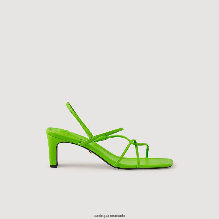 sandale cu bretele femei o singură culoare Sandro Paris încălţăminte X8Z4NH492